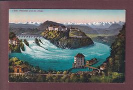 RHEINFALL und die Alpen - 1924