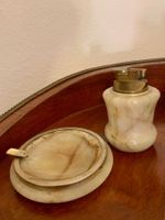 Cendrier et briquet en onyx - vintage