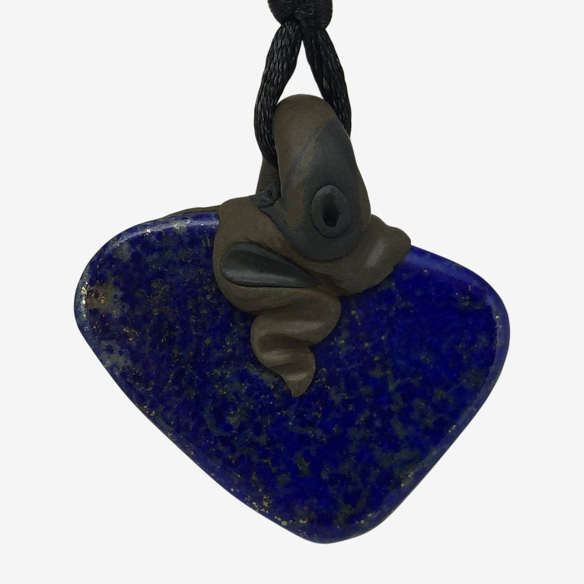 Minerali & Pietre curative: Lapislazuli Steinanhänger mit rotem Jaspis – Nuovo e nell'imballaggio originale da Meilen venduto da Kaleidoskopia 2