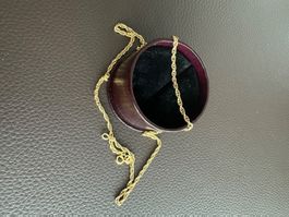 Elegante goldene Halskette, 750er Gold