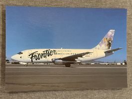AK mit Flugzeug von Frontier Airlines Boeing 737-201