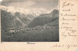 Mürren (BE) – Panorama des Bergdorfes