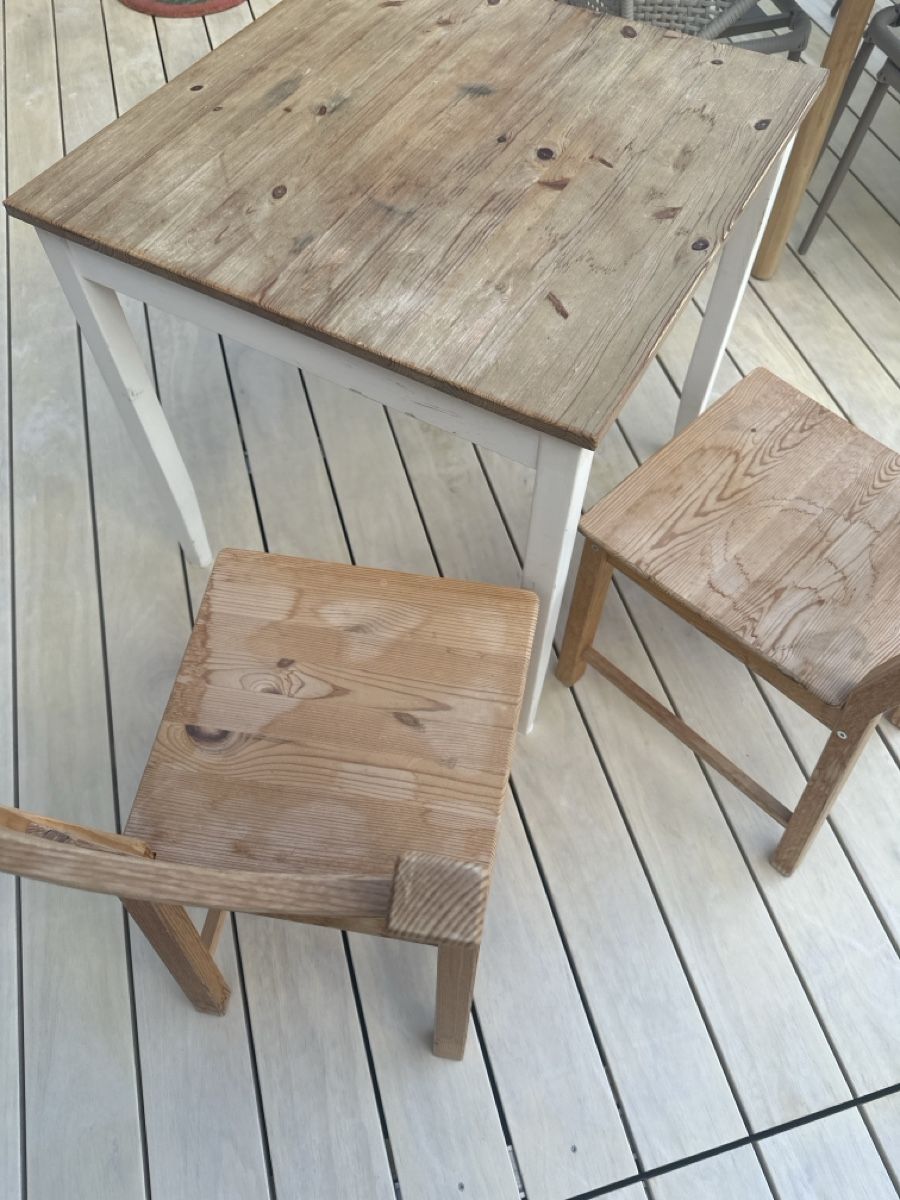 Ikea Set di tavolo e panche: Tisch mit 2 Stühlen, IKEA, Frühling – Usato da Rothenburg venduto da wer_g9fd 9