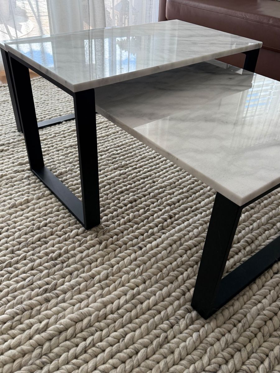 Tische: Couchtisch Marmor (2er-Set) – Gebraucht aus Gossau SG von Dezon 2