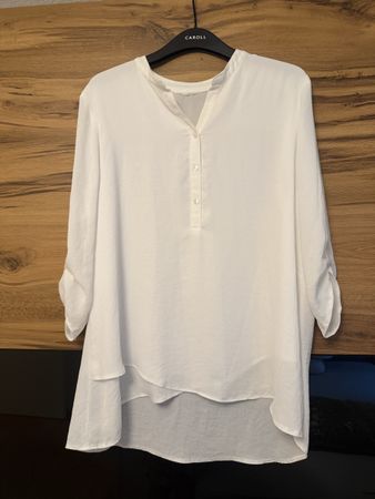 Weisse Bluse von C&A in Grösse L.