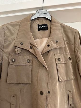 Jacke Gold/Beige/Olive Grösse 38 - getragen