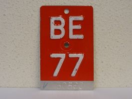 BE 77 VELONUMMER - FAHRRADSCHILD