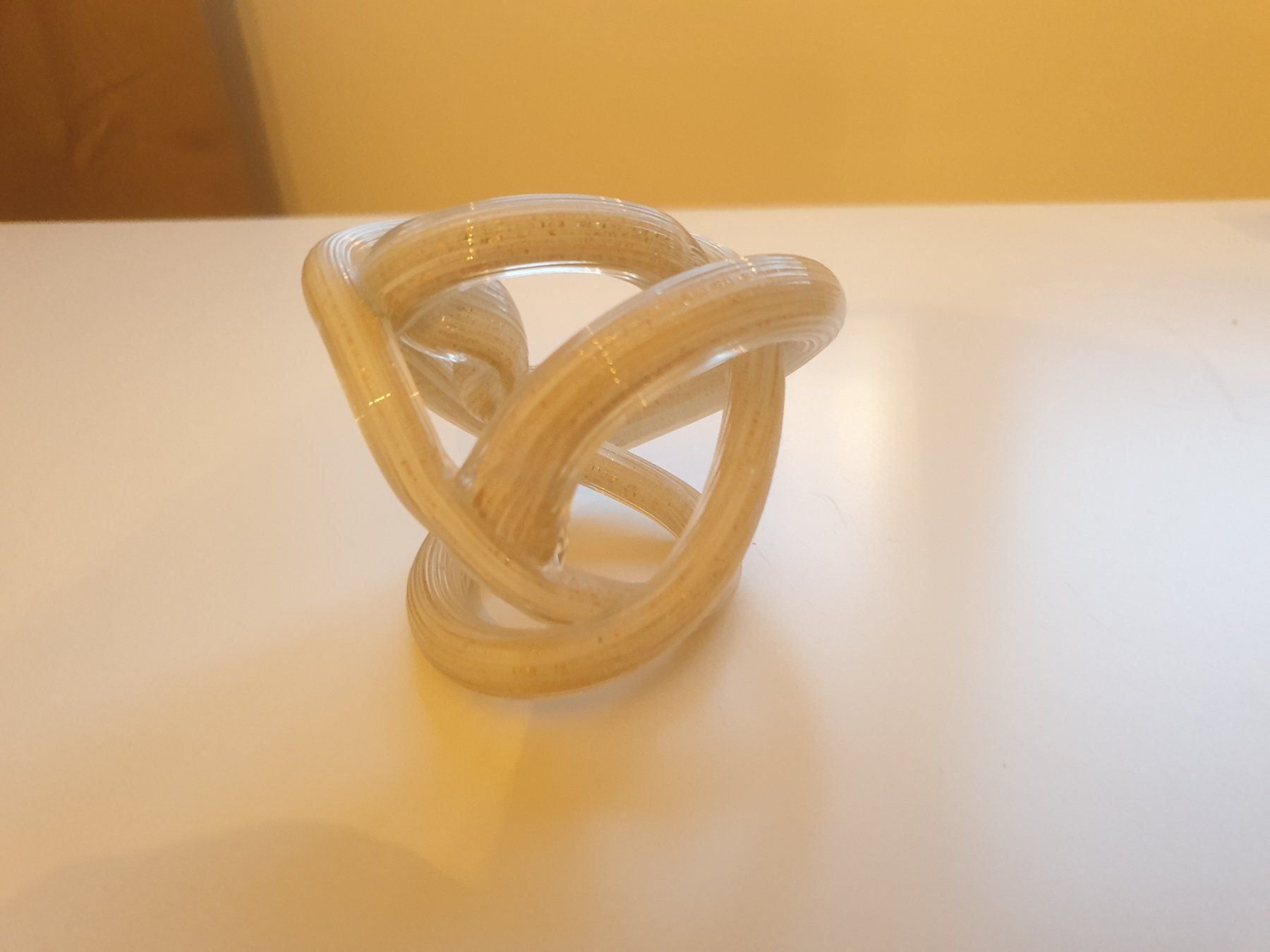 Bicchieri: PAPERWEIGHT GLASS KNOT – Nuovo e nell'imballaggio originale da Locarno venduto da ICARO8 1