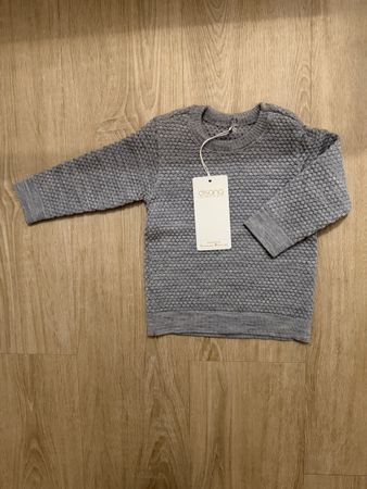 Neu Disana Merino Wabenstrick Pullover Grösse 74/80