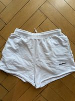 Lets Frans shorts white cotton elastic waist good condition