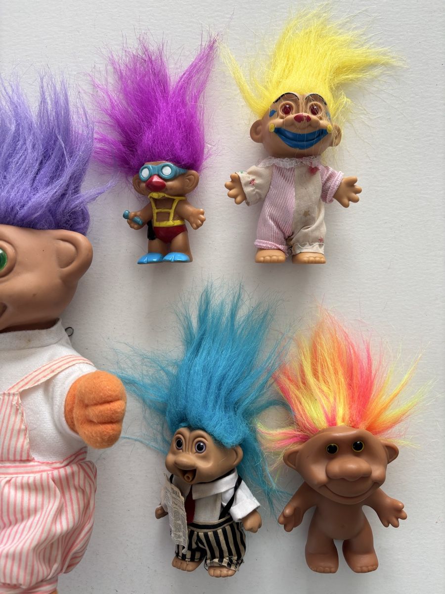 Bambole: Set 8 Trolls vintage divers modèles et tailles – Usato da Genève venduto da sho_67qj 2