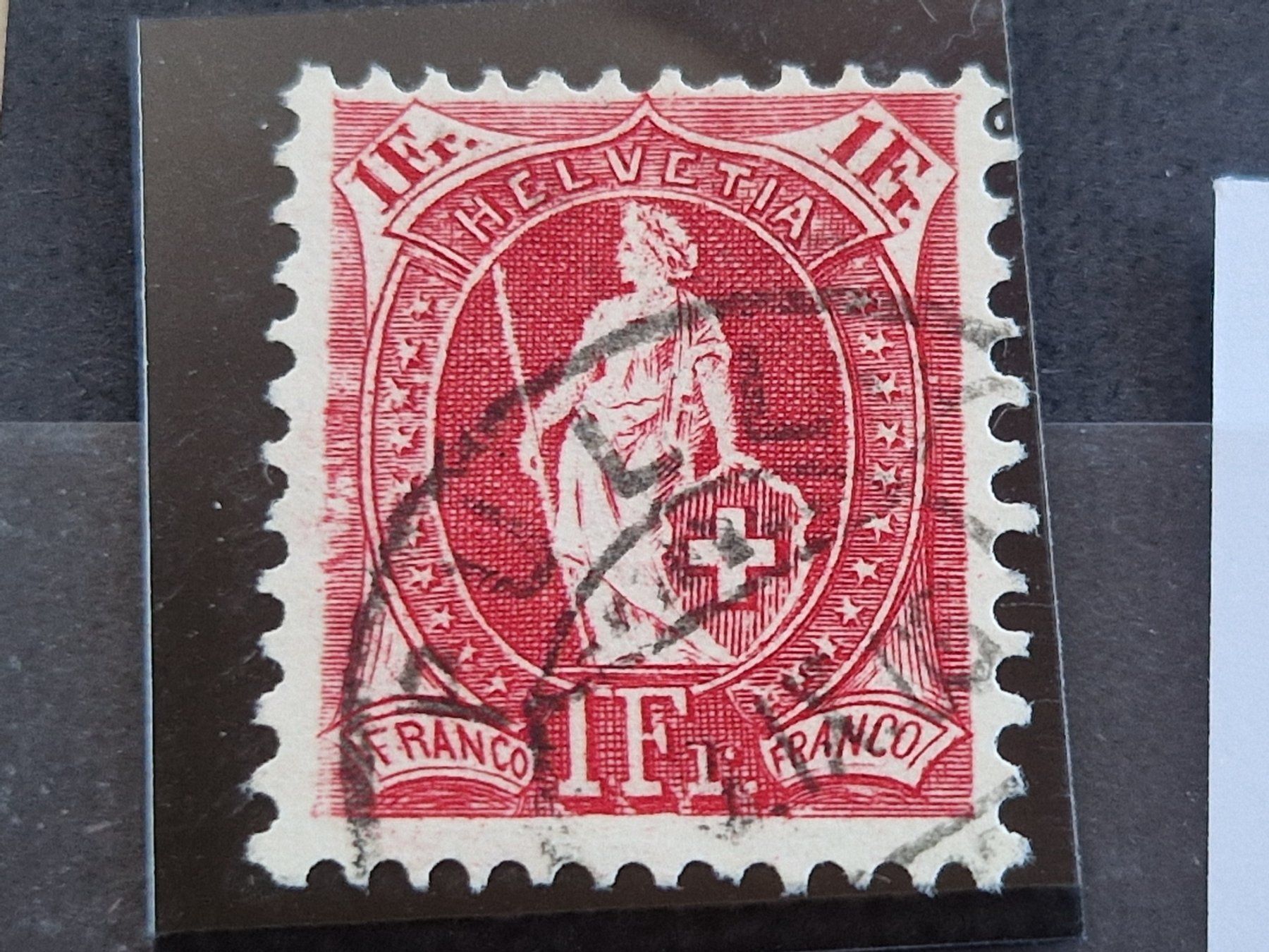 Tutti i francobolli: Stehende 75D, verschiedene Plattenfehler, ab 1.- – Usato da Burgdorf venduto da Glossy01 1