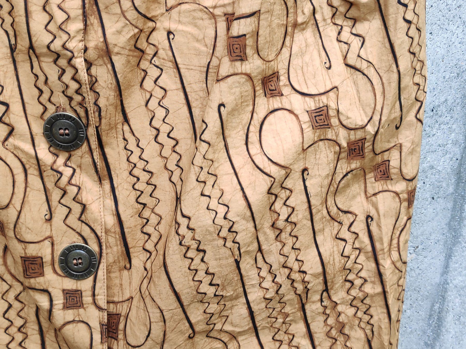 Gonne: Langer Jupe Batik, Einzelstück, Gr. 42 – Usato da Illnau venduto da Bab58blau 1
