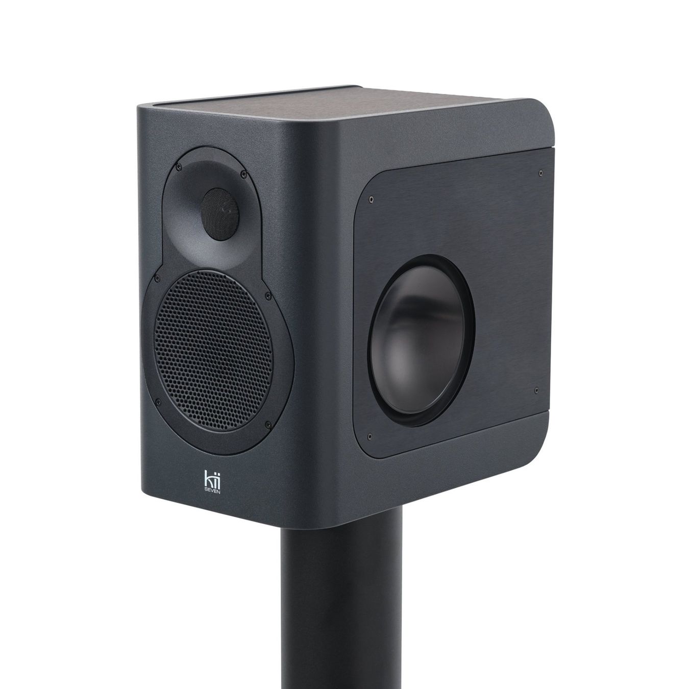 KII Casse acustiche: Kii SEVEN - Fine Touch Dark Grey Stereo Pair – Nuovo e nell'imballaggio originale da Bellmund venduto da nikitanikita