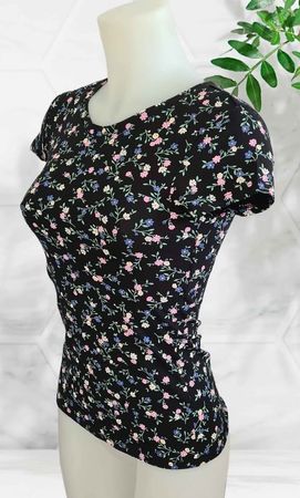 Blumen T-Shirt NEU Gr.S