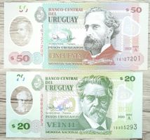 Uruguay 20,50 Pesos Polymer SERIE A UNC