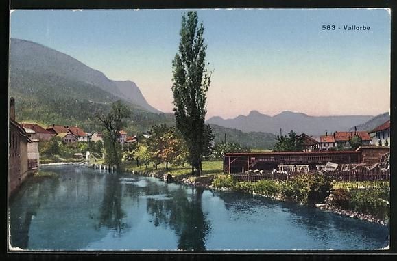 Cartes postales: AK Vallorbe, Ortsansicht – D'occasion à Berlin par bartko-reher