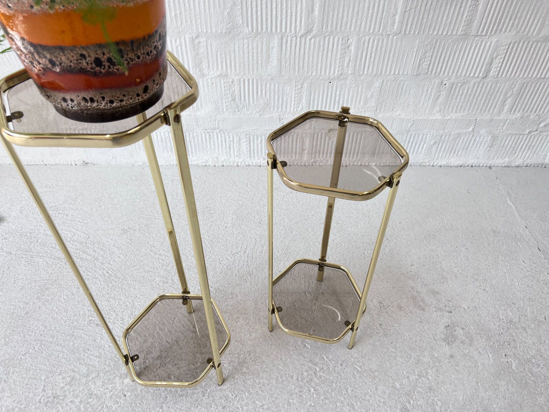 Tische: 80/90er Blumentisch I 2er Set – Gebraucht aus Walzenhausen von stilvollwohnen 3