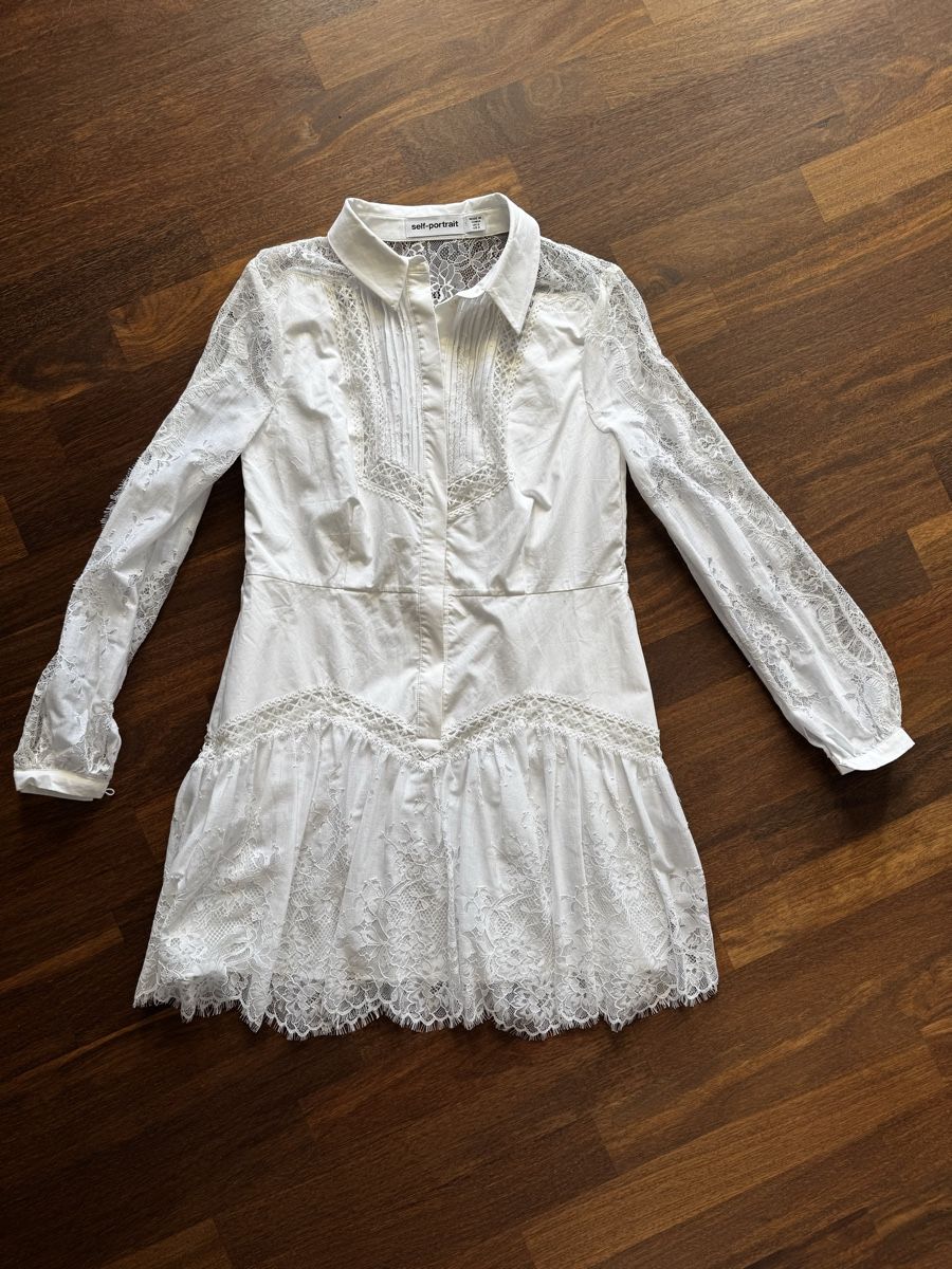 Self-Portrait Robes: Kleid von Self Portrait in weiss – Neuf (Voir description) à Jona par ani_wq5d