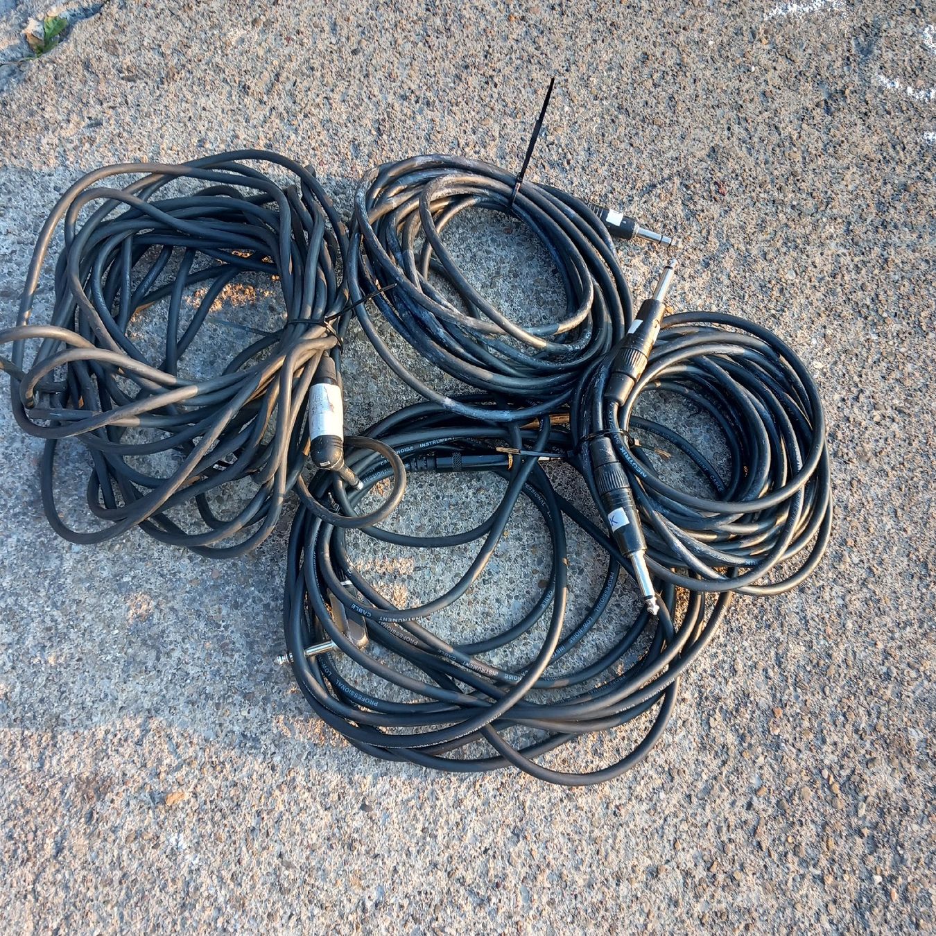 Kabel: 3.5 mm Klinkenkabel / Audiokabel 4 Stück – Gebraucht aus Ebnat-Kappel von blazzi