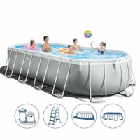 INTEX Ovaler Prismaframepool 549x305x107