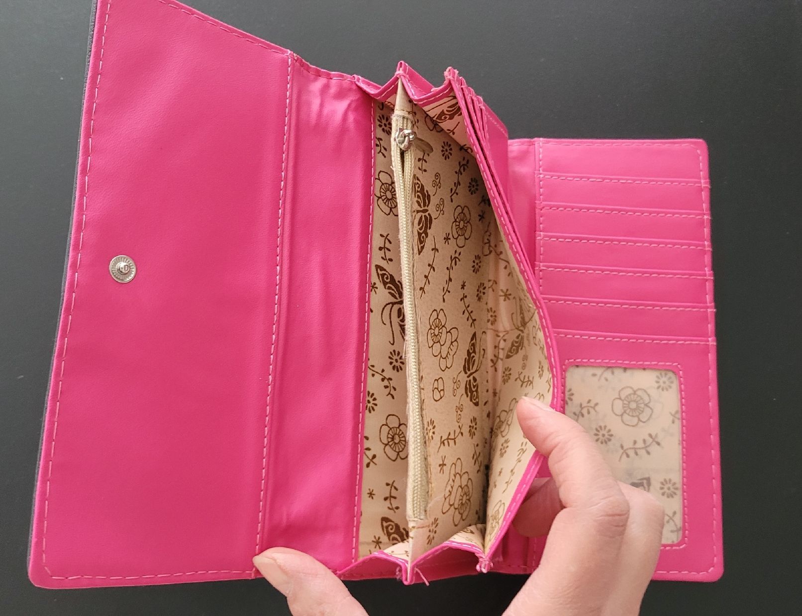 Portemonnaie: Portemonnaie pink – Neu (gemäss Beschreibung) aus Linthal von Mhexli 3