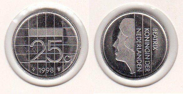 Tutti le monete: 25 Cent Holland Niederlande 1998 – Nuovo (secondo la descrizione) da Kriens venduto da TSCH1