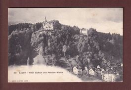 LUZERN - Hotel Gütsch - Pension Wallis
