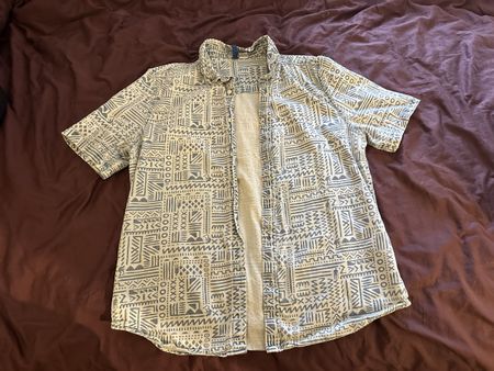 Cool Men's Short Sleeve Shirt M - Great Summer Style!