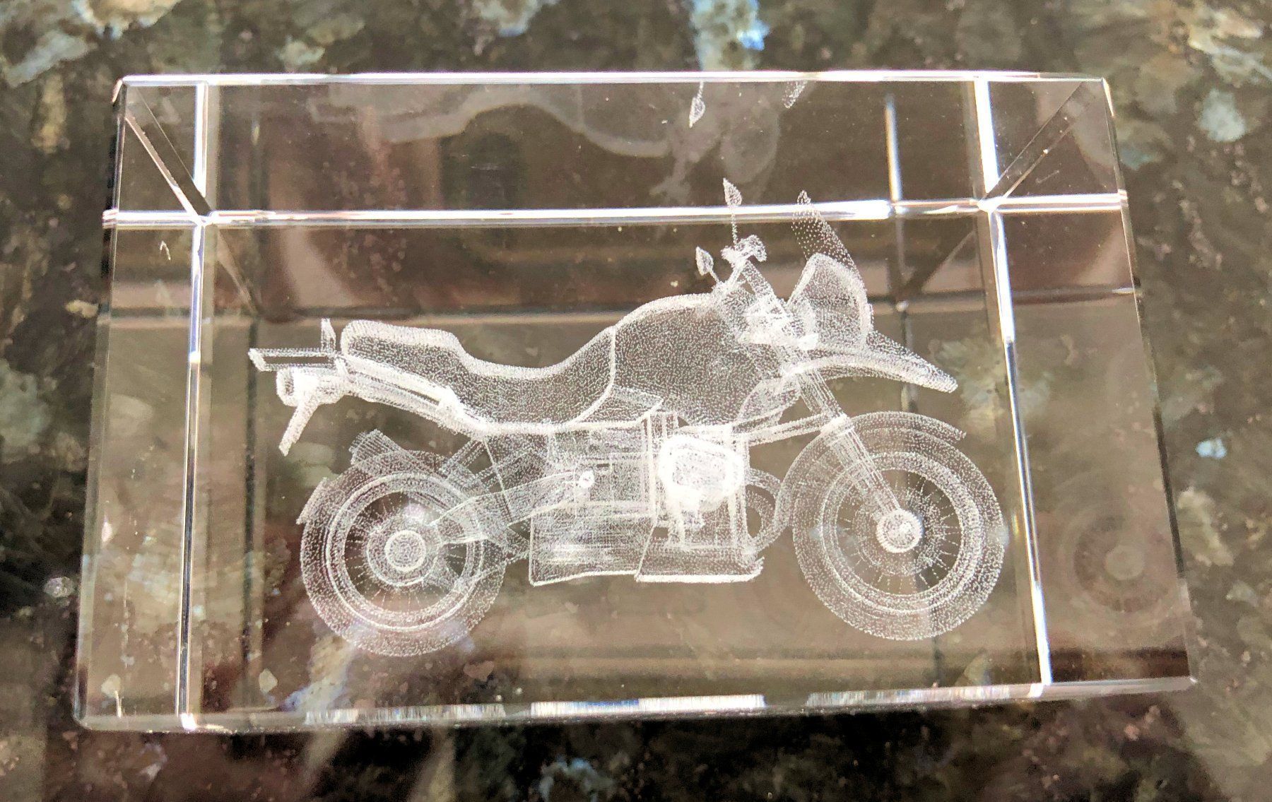 Bicchieri: Glasbild "Motorrad" – Usato da Rüti ZH venduto da Jasna89 1