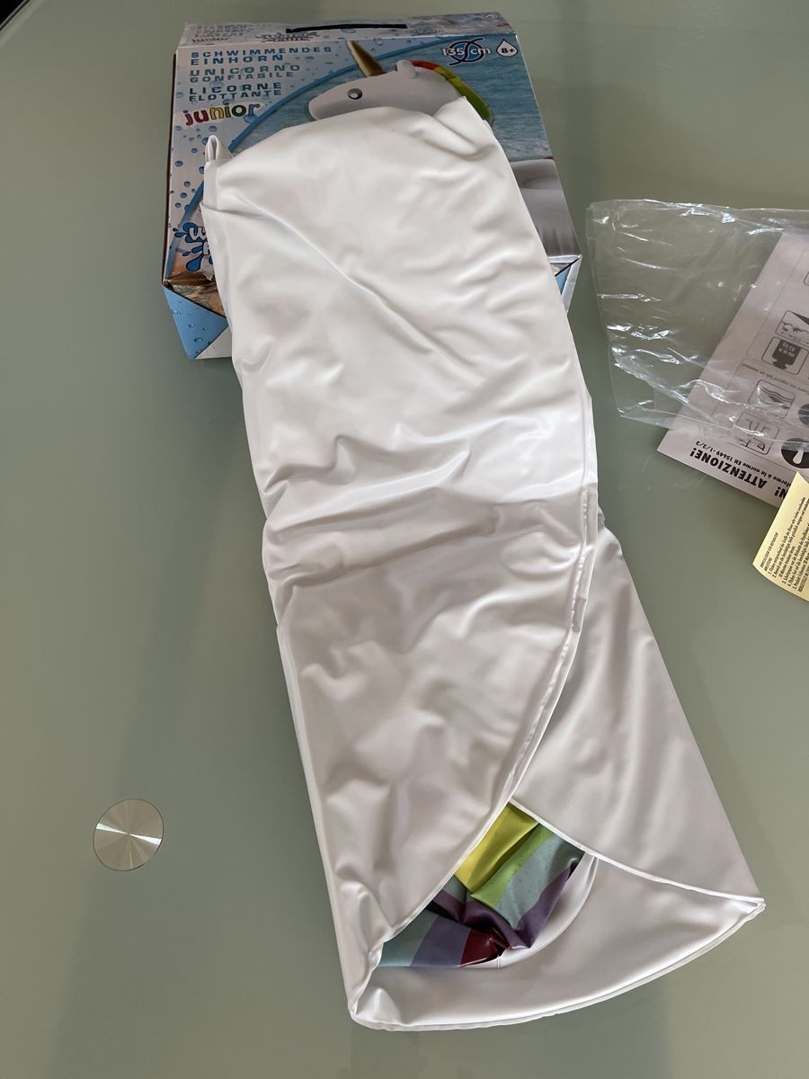 Salvagente: Schwimmendes Einhorn 135cm aufblasbar – Nuovo e nell'imballaggio originale da Dübendorf venduto da MoniqueFreund 2