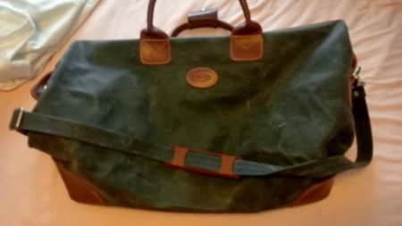 Brics Tasche dunkelgrünes  leder, guter Zustand 50x35x23