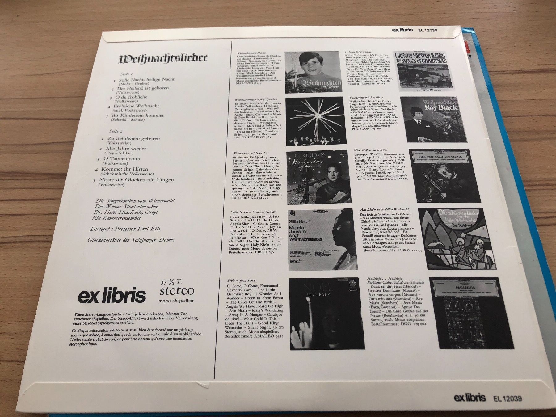 Dischi in vinile: Weihnachtslieder - Sängerknaben – Usato da Oberuzwil venduto da jabano 1