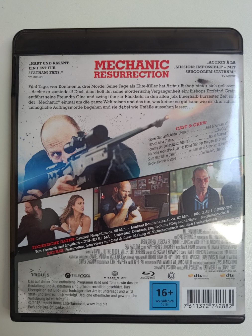 Tutti i DVDs: Mechanic Resurrection – Usato da Liestal venduto da Kratzilla 2
