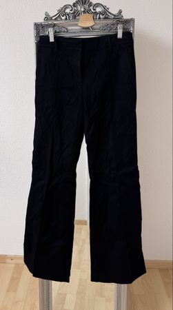Bally Hose, schwarz, Schlaghose Gr. XS (32) – Top Zustand!