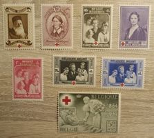 Sellos Bélgica 1939,  Red Cross Society.