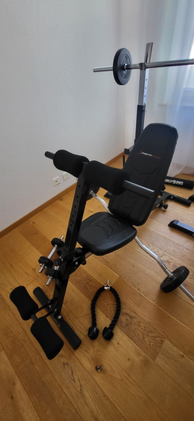 Hometrainer: Hantelbank mit Hantel-und Gewichteständer – Usato da Berg TG venduto da Saratoga1972 3