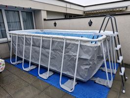 Nigelnagel Neuer Intex Pool 400x200x122cm