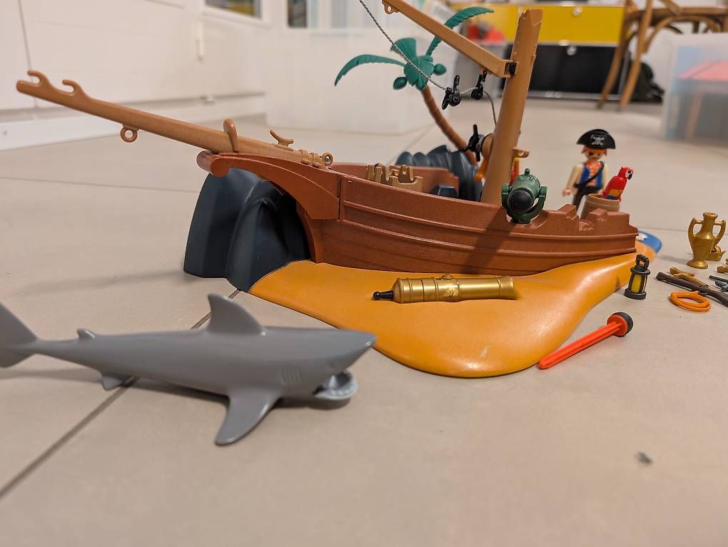 Giocattoli: Playmobil - pirates: bateau pirate échoué – Usato da Marly venduto da schallerja 1