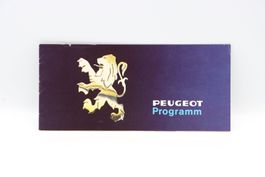 Peugeot Modellprogramm 1976 Prospekt