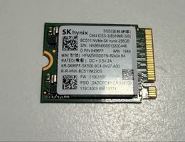 SK Hynix 256GB SSD NVME