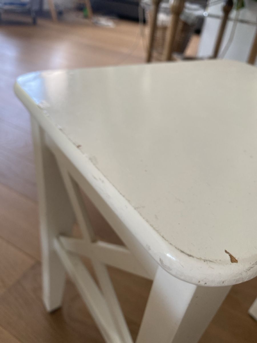 Ikea Tabourets: Hocker weiss 3er Set  – D'occasion à Niederrohrdorf par StefMont 4