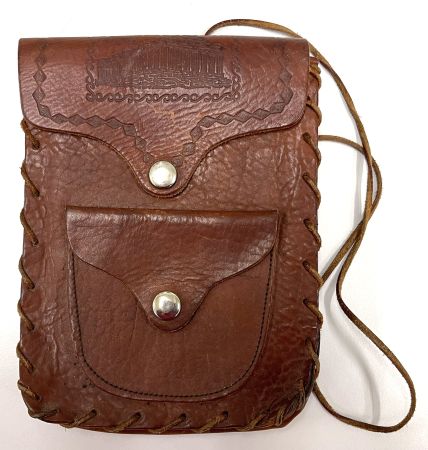 Ledertasche - 20 x 15.5 x 4.5cm
