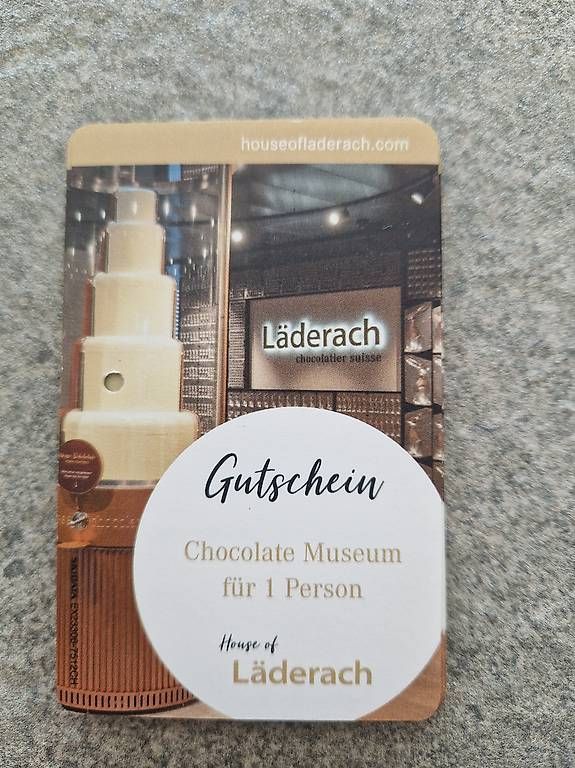 Buoni: Gutscheine Läderach Chocolate Museum – Nuovo e nell'imballaggio originale da Uerikon venduto da divemaster22