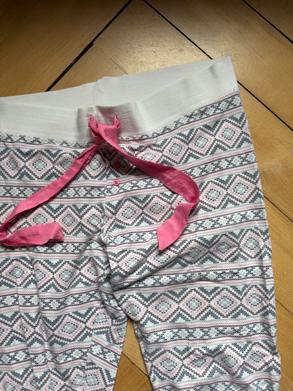 Negligees & Pigiami: Pyjamahose weiss gemustert M – Usato da Zürich venduto da Diazaio 1