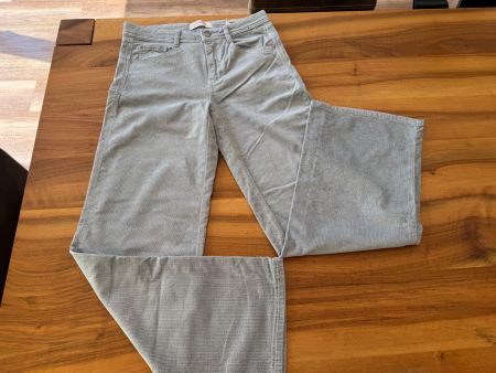 GANG Cordhose hellgrau, Wide Leg, Gr. 29/32 - Top Zustand!