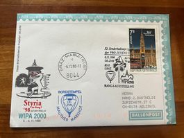 Ballonpost Österreich Brief 1998  Luxus  (V59)