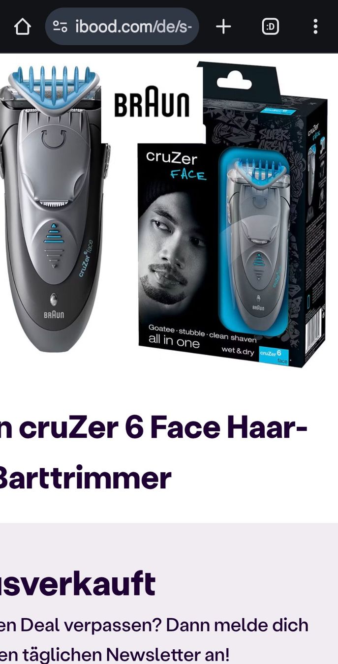 Braun Rasoi & Lamette da barba: Braun cruZer6 Face Rasierer – Usato da Winterthur venduto da Andi1933 4