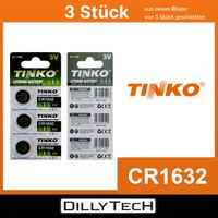 TINKO CR1632 Knopfzellenbatterie - 3 Stk.