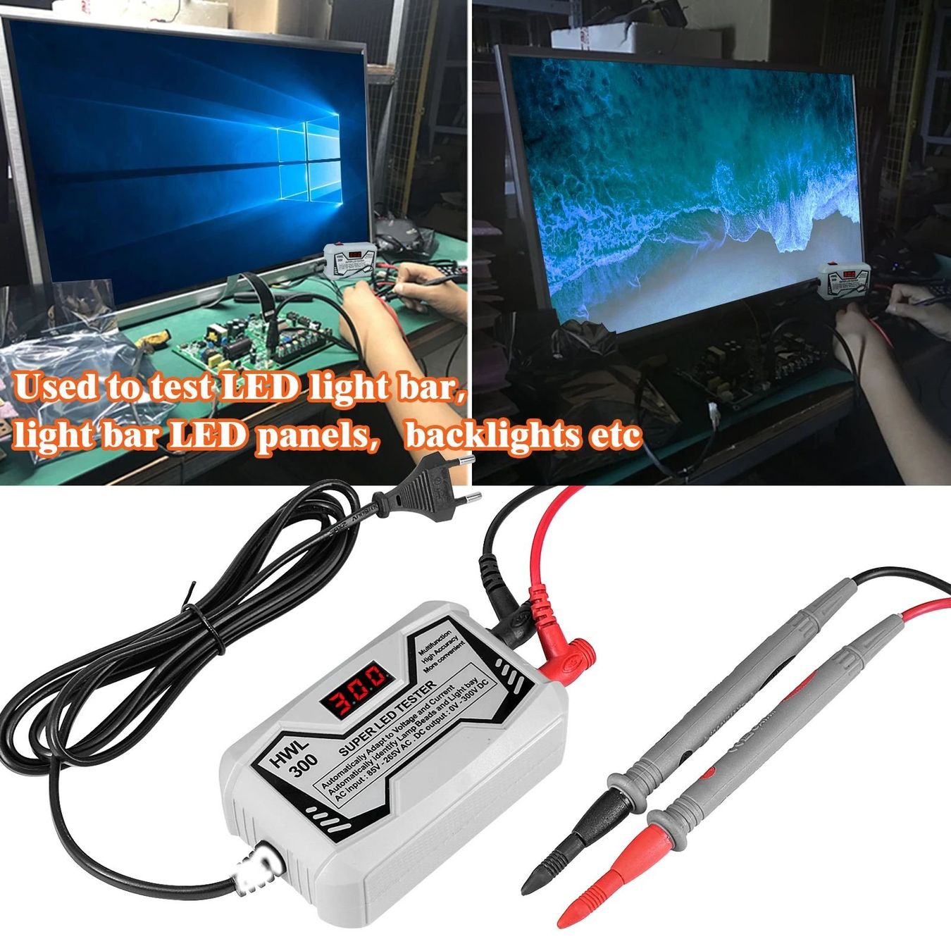 Componenti elettronici: LED Backlight Tester TV / Display / Leuchten – Nuovo e nell'imballaggio originale da Zürich venduto da buyfinest 1